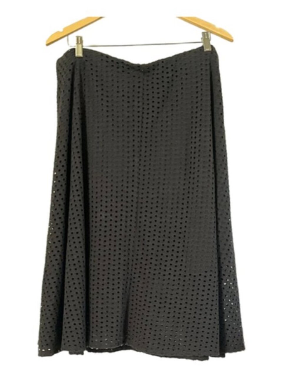 Alfani XL black eyelet skirt